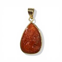 Anhänger Mandile 1922 Dame Coralli in Gold Corallo 1MCICO3